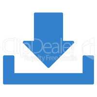 Download flat cobalt color icon