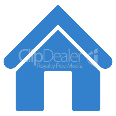 Home flat cobalt color icon