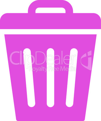 Pink--trash can.eps