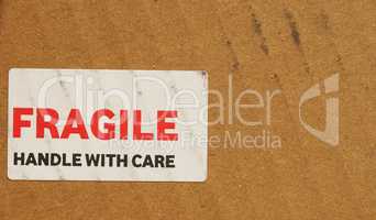 Fragile sign