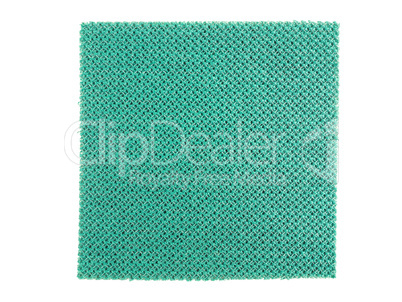 Green fabric sample