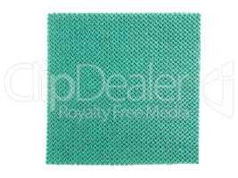 Green fabric sample