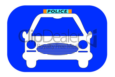 Police car icon