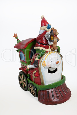 Santa On Locomotive