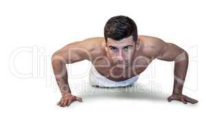 Man doing push up