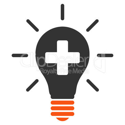 Medical Electric Lamp Icon