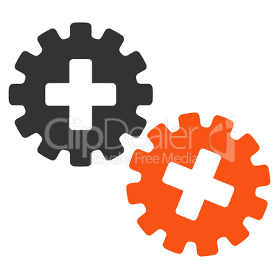 Medical Gears Icon