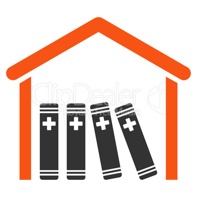 Medical Library Icon