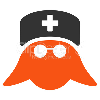 Medical Nurse Head Icon