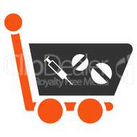 Medication Shopping Cart Icon