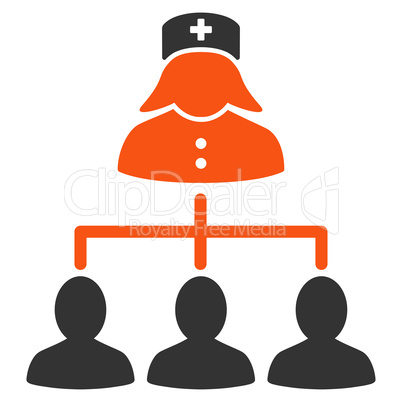 Nurse Patients Connections Icon