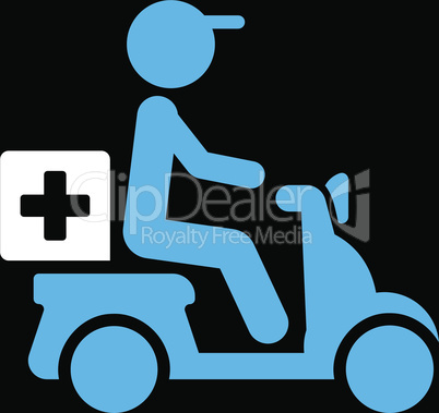 bg-Black Bicolor Blue-White--drugs motorbike delivery.eps