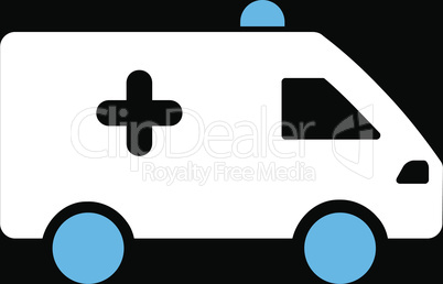 bg-Black Bicolor Blue-White--hospital car.eps