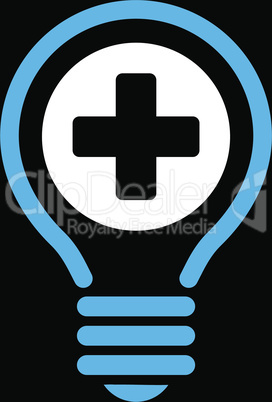 bg-Black Bicolor Blue-White--medical bulb.eps