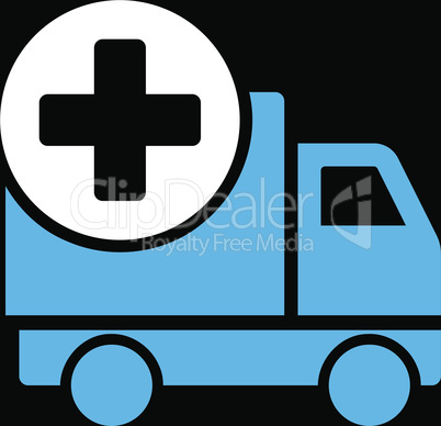 bg-Black Bicolor Blue-White--medical delivery.eps