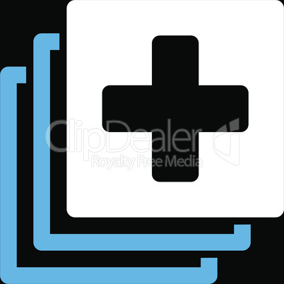 bg-Black Bicolor Blue-White--medical documents.eps
