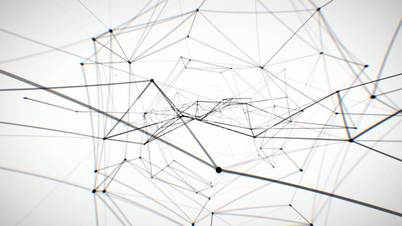 Abstract Network Looped Animation. HD 1080.