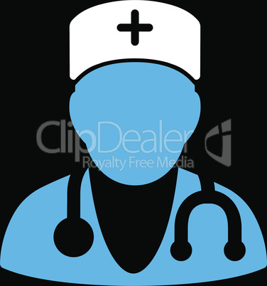 bg-Black Bicolor Blue-White--physician.eps