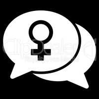 Female Chat Icon