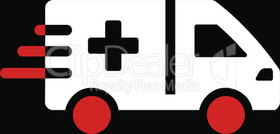 bg-Black Bicolor Red-White--emergency car.eps