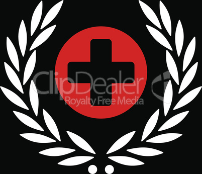 bg-Black Bicolor Red-White--health care embleme.eps