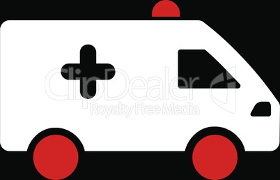 bg-Black Bicolor Red-White--hospital car.eps