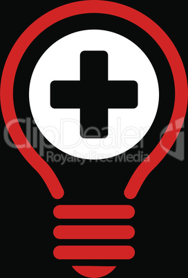 bg-Black Bicolor Red-White--medical bulb.eps