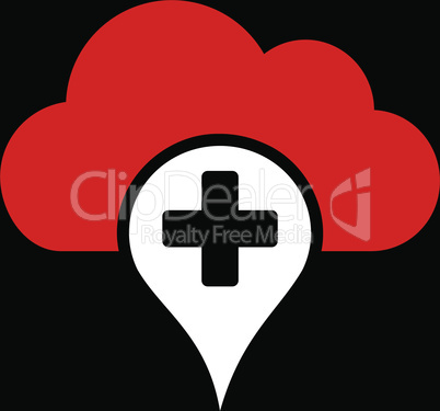 bg-Black Bicolor Red-White--medical cloud.eps