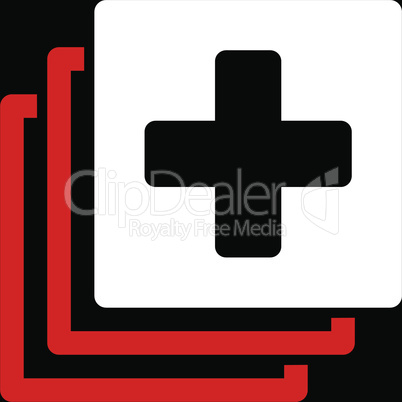 bg-Black Bicolor Red-White--medical documents.eps