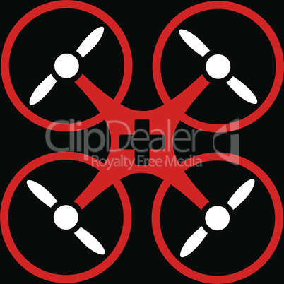 bg-Black Bicolor Red-White--medical drone.eps