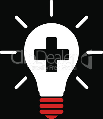 bg-Black Bicolor Red-White--medical electric lamp.eps