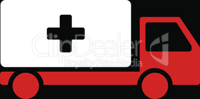 bg-Black Bicolor Red-White--medical shipment.eps