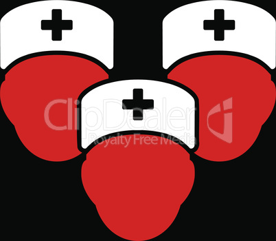 bg-Black Bicolor Red-White--medical staff.eps