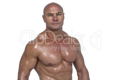 Portrait of muscular man Portrait of muscular man