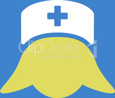 bg-Blue Bicolor Yellow-White--hospital nurse head.eps