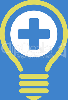 bg-Blue Bicolor Yellow-White--medical bulb.eps