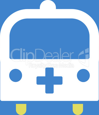 bg-Blue Bicolor Yellow-White--medical bus.eps