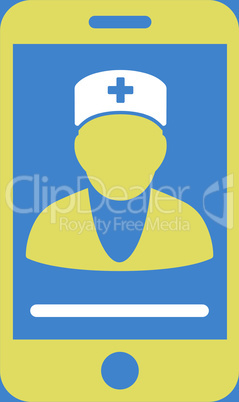 bg-Blue Bicolor Yellow-White--mobile doctor.eps