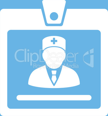 bg-Blue White--doctor badge.eps