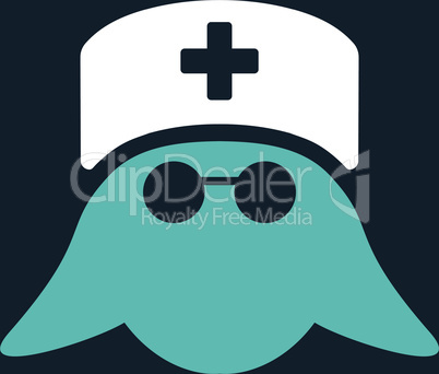 bg-Dark_Blue Bicolor Blue-White--medical nurse head.eps