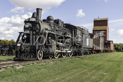Antique Steam Locomotive