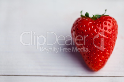 Fresh strawberry in close up