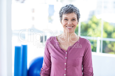 Portrait of happy mature woman