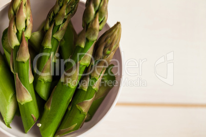 Portion cup of asparagus tips