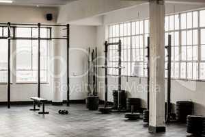 Interior of a gym
