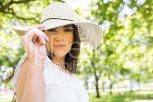 Portrait of beautiful confident woman