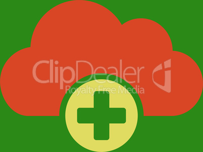 bg-Green Bicolor Orange-Yellow--cloud medicine.eps