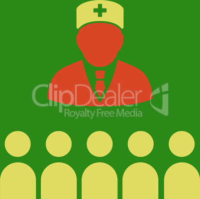 bg-Green Bicolor Orange-Yellow--medical class.eps