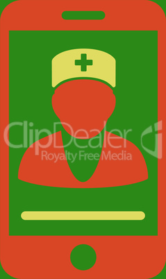 bg-Green Bicolor Orange-Yellow--mobile doctor.eps