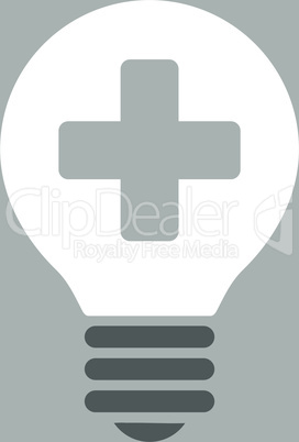 bg-Silver Bicolor Dark_Gray-White--healh care bulb.eps